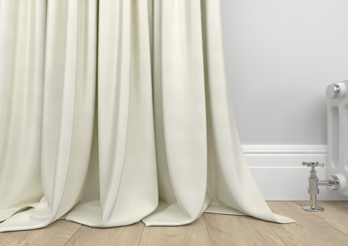 Akoya Faux Silk, Lustre Chalk - Made to Measure Curtains - Image 6